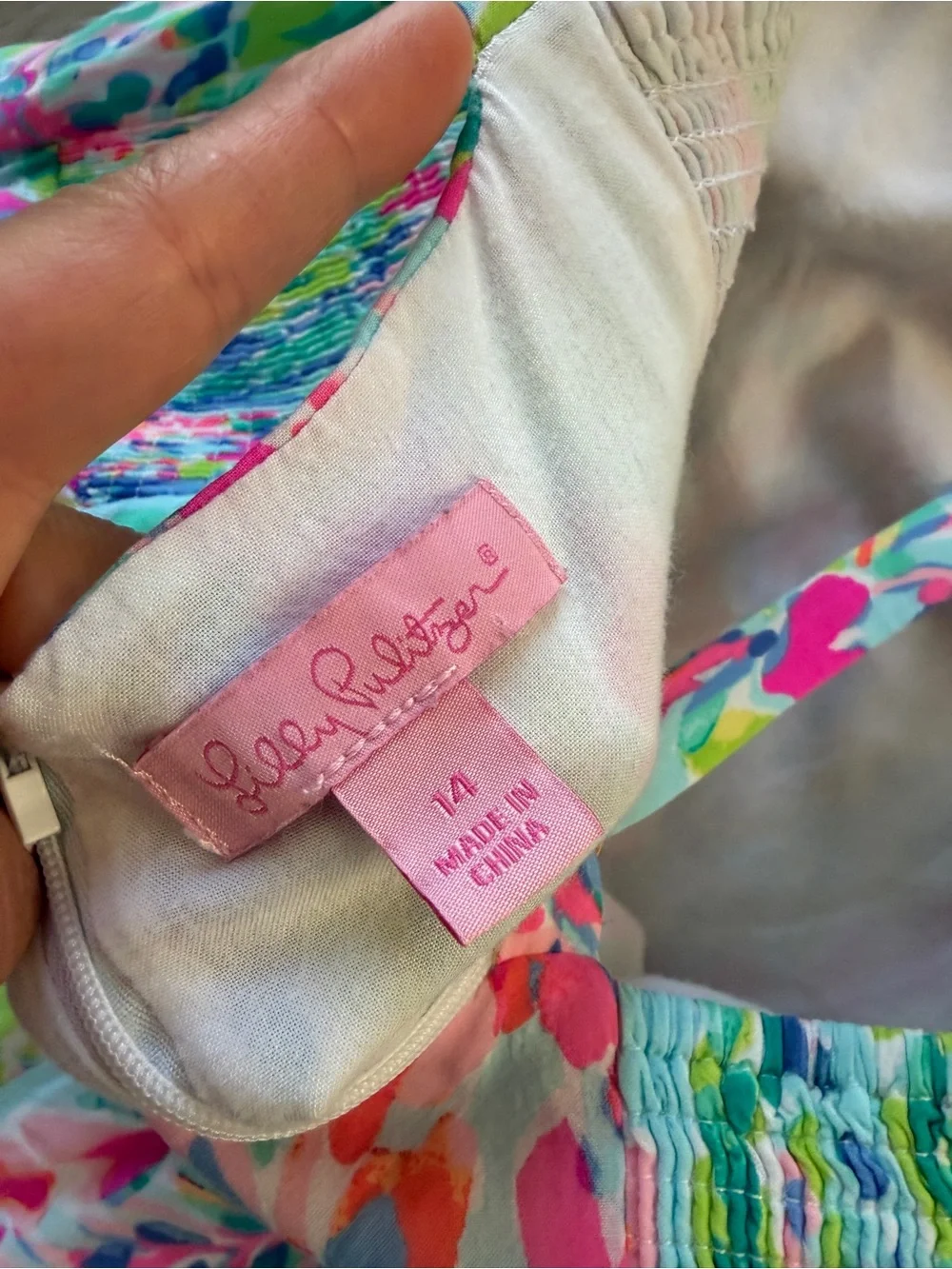 Lilly Pulitzer Morgana Catch The Wave Dress Swing Tiered Colorful Mini 14 - Picture 6 of 6